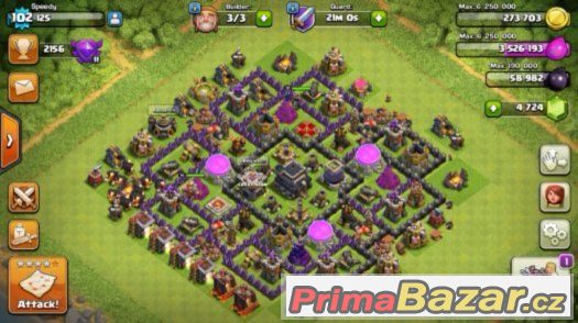 Účet clash of clans na prodej – fotografie 1