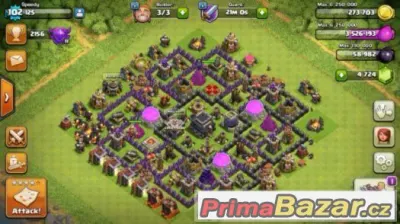 Účet clash of clans na prodej