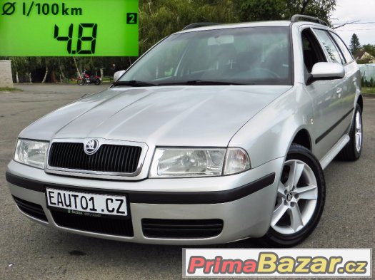 ŠKODA OCTAVIA COMBI 2004 1.9TDI 66kW KLIMA 1MAJITEL ALU16" – fotografie 1
