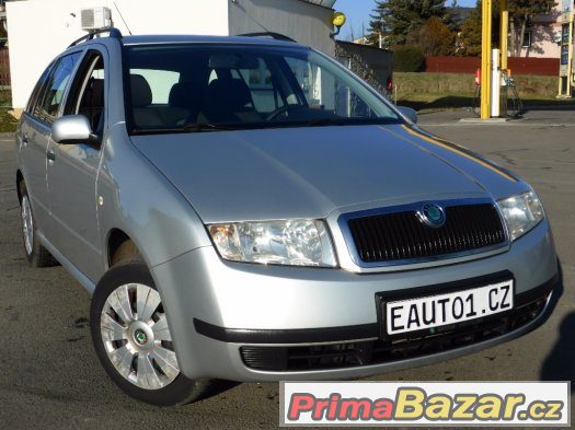 ŠKODA FABIA COMBI 2004 1.4i16V 55kW KLIMA LYŽINY ABS 2xBAG – fotografie 3