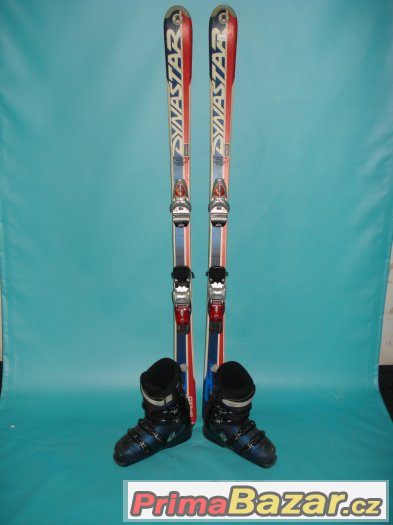 Lyže Dynastar 150 cm + boty Salomon 260 mm – fotografie 1