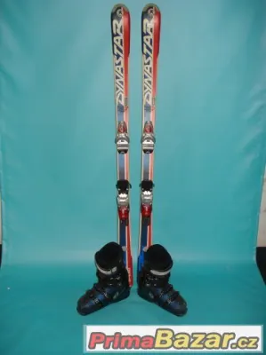 Lyže Dynastar 150 cm + boty Salomon 260 mm