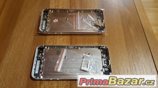 Apple iPhone 5 housing kryt stříbrný a zlatý ORIGINÁL – fotografie 2