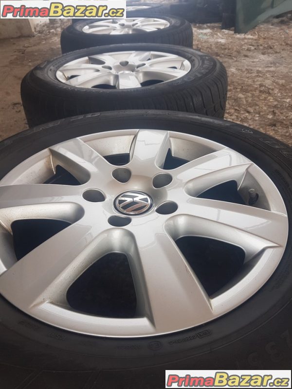 sada alu kola Volkswagen s pneu 7P6601025 Touareg 5x130 7.5jx17
