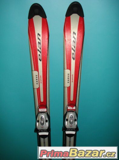 Dětské lyže Elan  130 cm + boty 245mm – fotografie 2