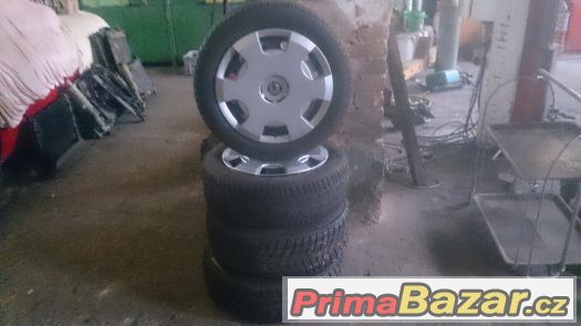 Plech. Disky Škoda Fabia 5 x 100 - 15´´ - ZIMNÍ – fotografie 1