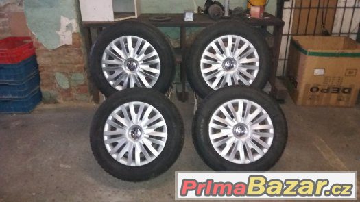 Pl. Disky VW - 5 x 100 - 15´´ - ZIMNÍ + POKLICE – fotografie 1