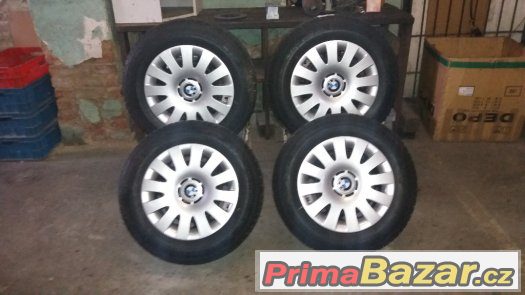 Pl. Disky BMW 5 - 5 x 120 - 15´´ - ZIMNÍ + POKLICE – fotografie 1