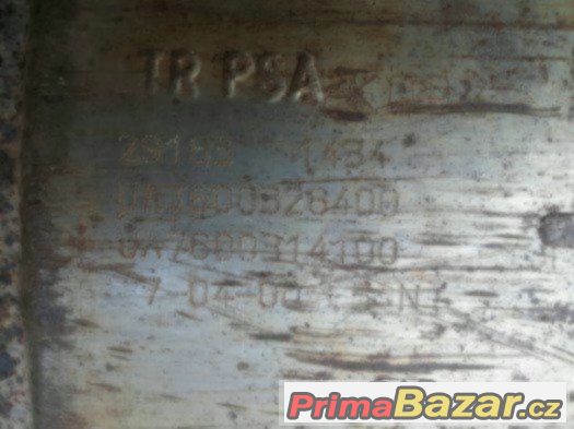 KATALIZÁTOR z Citroën Xsara Picasso benzin 1,6 2000r.v – fotografie 3
