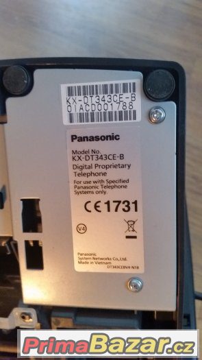 Systémový digitální telefonní přístr. Panasonic KX-DT343CE-B – fotografie 3