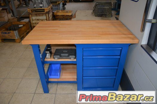 Dílenský pracovní stůl, ponk 1x box – fotografie 5