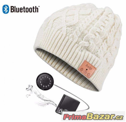 Super dárek-zimní čepice s bluetoothsluchátky a mikrofonem – fotografie 3
