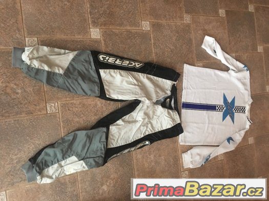 Motokrosové kalhoty+dres -cena : 800,-Kč – fotografie 1