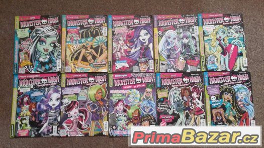 Časopisy monster high + album + monster high návrhy – fotografie 1