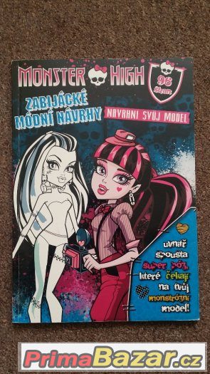 Časopisy monster high + album + monster high návrhy – fotografie 4