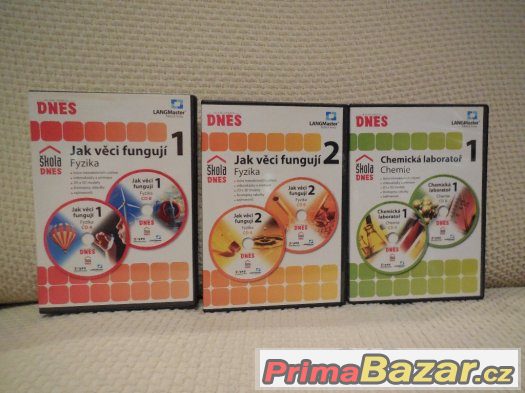 SOUBOR EDUKATIVNÍCH DVD - FYZIKA, CHEMIE – fotografie 1