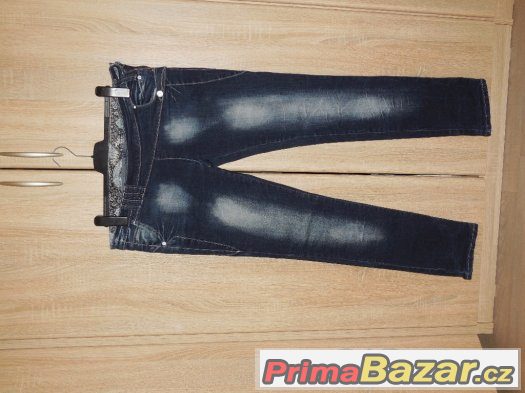 ELASTICKÉ RIFLOVÉ KALHOTY – fotografie 1