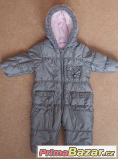 Zimní kombinéza, zn. Mothercare, vel.6-9měs., perfektní stav – fotografie 1