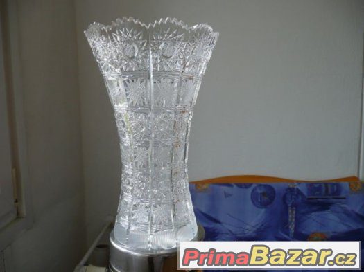 Broušená váza BOHEMIA CRYSTALEX – fotografie 1