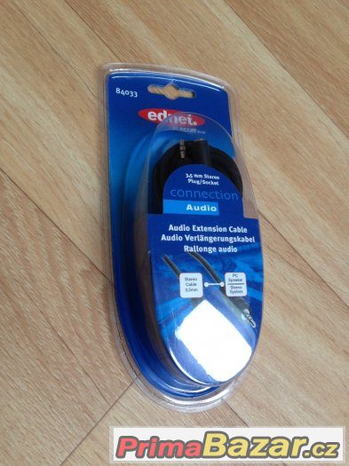 Kabel na sluchadla 3,5mm  v délce 3metry – fotografie 2