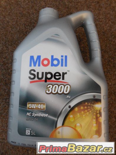 MOBIL 5W40 5L - motorový olej - ORIGINÁL BALENÍ – fotografie 2