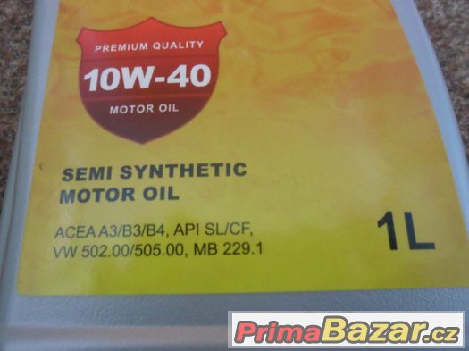 OLEJ SYST 10W/40 1L - KVALITNÍ OLEJ ZA PÁR KORUN... – fotografie 3