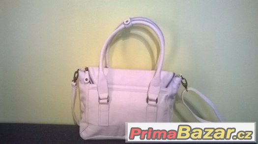 Krémová kabelka značky Pieces – fotografie 2