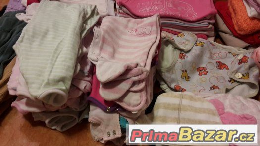 Balík oblečení na holčičku 0 - 24m - 88ks - levně – fotografie 4