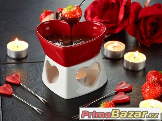 Rosenstein & Söhne Čokoládové fondue ve tvaru srdce – fotografie 1