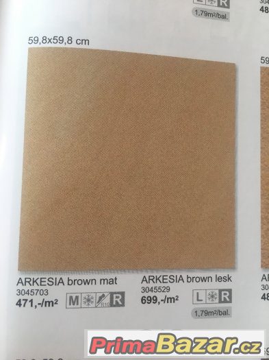 prodám luxusní keramickou dlažbu Arkésia formát 60x60 – fotografie 2