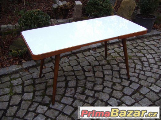Retro stolek / opaxit / 60. léta / brusel – fotografie 2