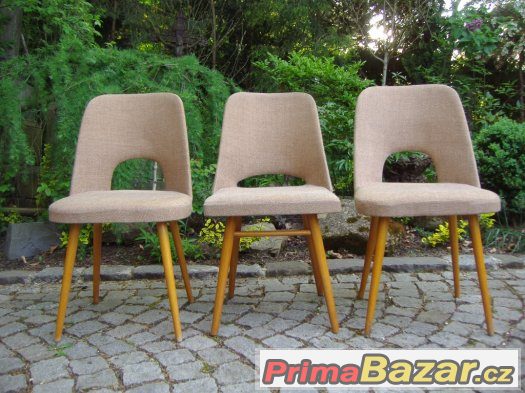 Retro židle / 3x brusel / design Oswald Haerdtl – fotografie 2