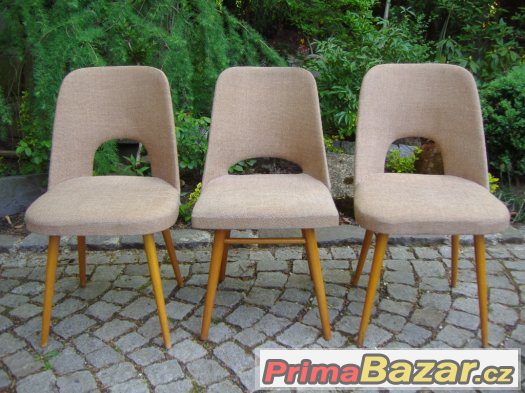 Retro židle / 3x brusel / design Oswald Haerdtl – fotografie 4