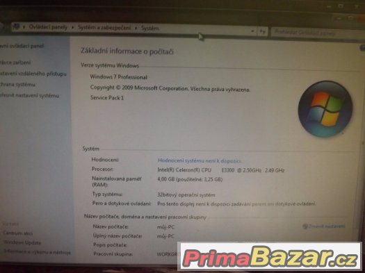 PC stolní 2jádro, 2,5 GHz, 4GB RAM, HDD300GB, 6xUSB – fotografie 1