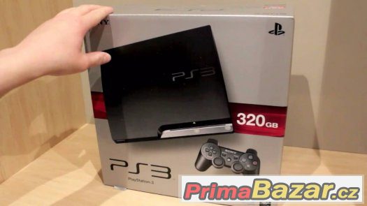 Playstation 3 slim 320GB poslední model,záruka 4 měsíce+hry – fotografie 1