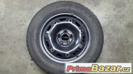 ZIMNÍ PNEU 165/70 R14 + DISKY NA FÁBII – fotografie 2
