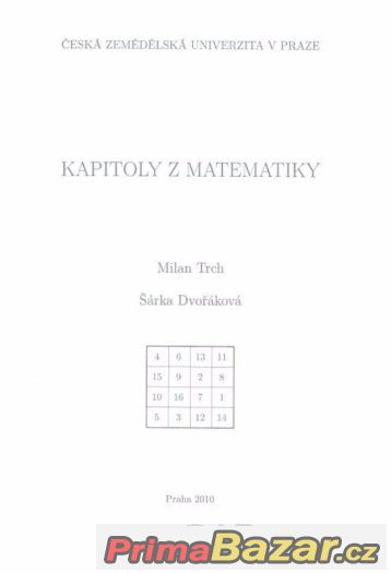 Kapitoly z Matematiky - ČZU – fotografie 1