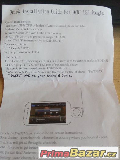 MIKRO USB MINI DVB-T HD – fotografie 3