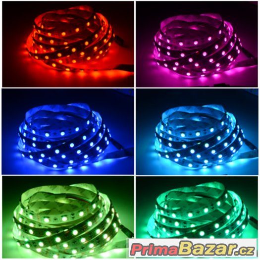 Led pásek rgb 5m – fotografie 1