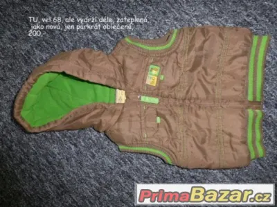 Vesty a bundy vel 68 - 122 (3 měsíce až 6 let)