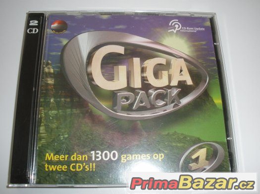 Retro staré hry na originálním 2CD 1361 her Giga pack – fotografie 1