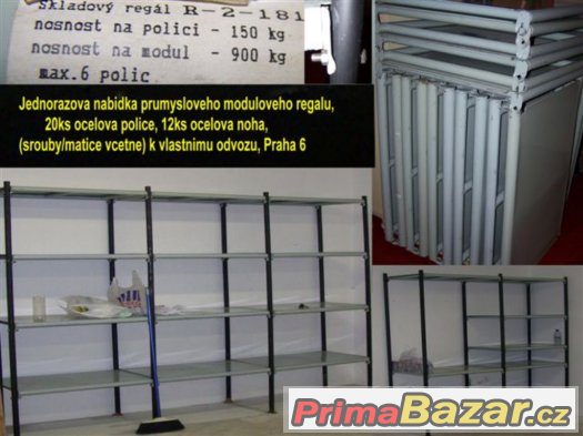 Regal modulovy do skladu / garaze / vybaveni provozovny – fotografie 1