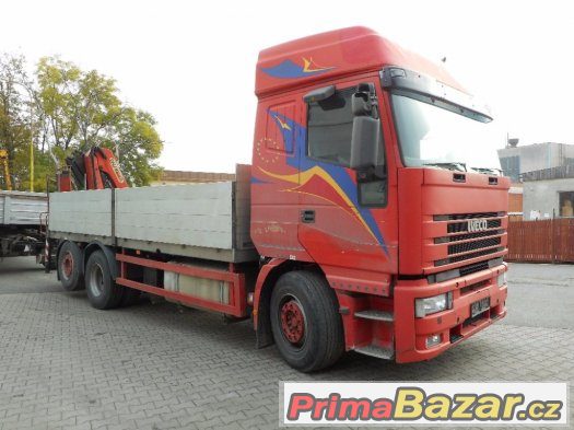 Nabízím Iveco 430 valník s HR Palfinger PK 100 – fotografie 1