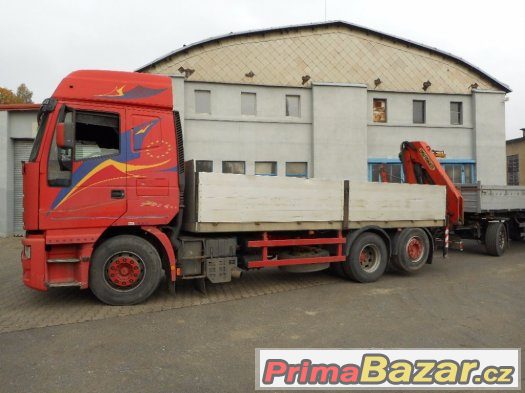 Nabízím Iveco 430 valník s HR Palfinger PK 100 – fotografie 3
