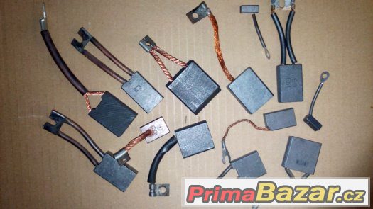 Uhlíky (kartáče) elektromotorů DC AC. – fotografie 1