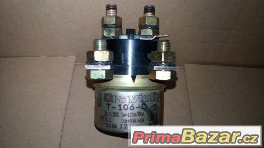 Stykač 12V, 24V, 48V... contactor, relé ... – fotografie 3