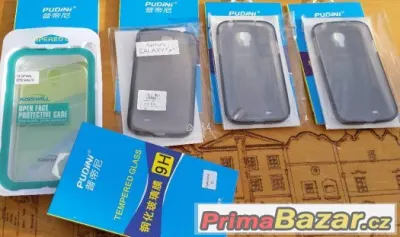 Samsung S4 i9505 - SADA Pouzdro+Tvrzené Ochranné Sklo