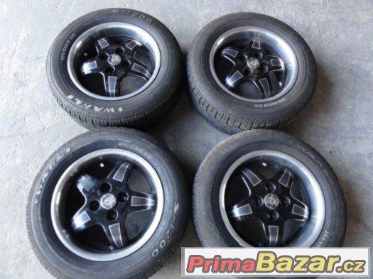 Alu kola,elektrony rozteč 4x108 DBV rozteč 4x108 vel.15 pneu – fotografie 1