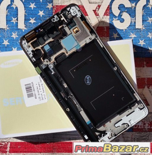 Samsung Note 3-N9005 - LCD display + Dotyk + Přední kryt – fotografie 3