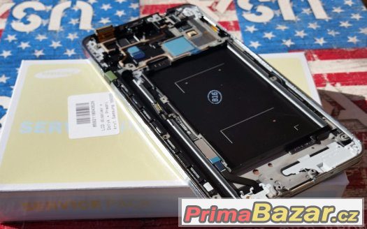 Samsung Note 3-N9005 - LCD display + Dotyk + Přední kryt – fotografie 4